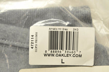 Load image into Gallery viewer, NEW OAKLEY ELLIPSE NEST ZIP UP HOODY HOODIE LG GRAY or BLUE