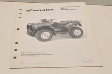 Load image into Gallery viewer, 2004 TRX500FA/FGA Genuine OEM Honda Factory SETUP INSTRUCTIONS PDI MANUAL S4213