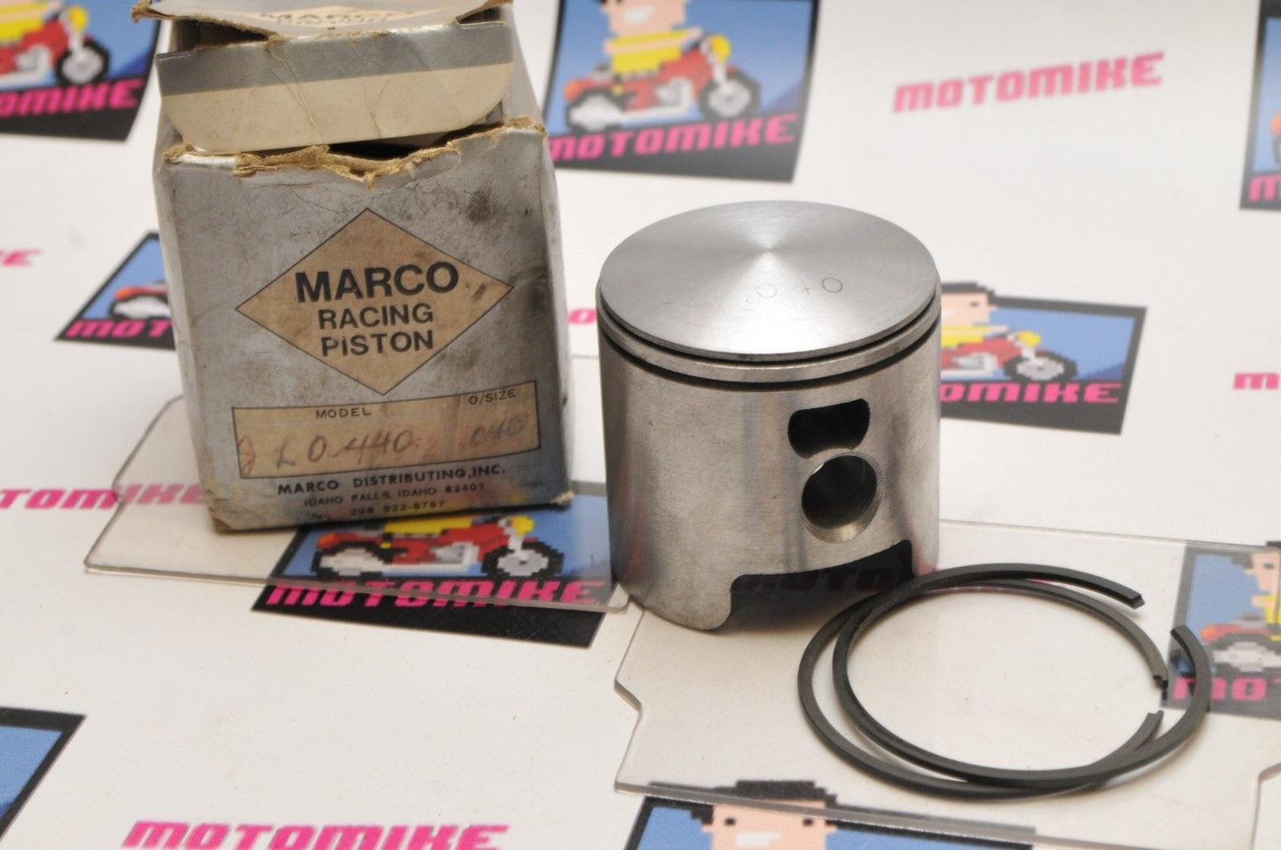 NOS New Old Stock MARCO RACING Piston JLO 440 +40 OVER - Motomike Canada