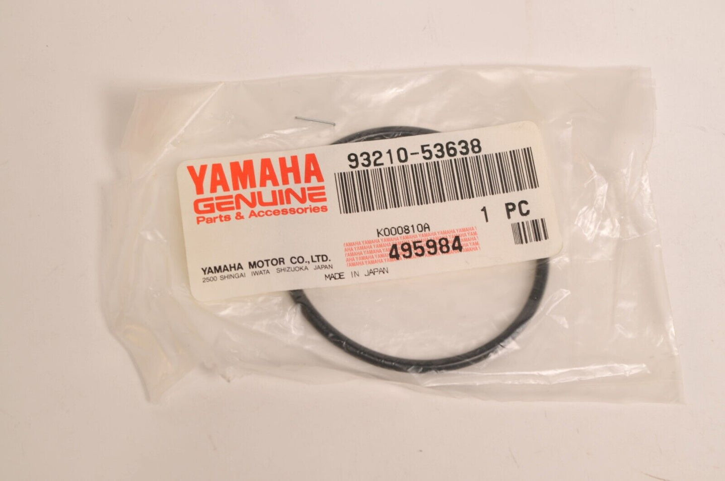 Genuine Yamaha O-Ring camshaft push rod guide | 93210-53638-00 ...