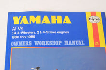Load image into Gallery viewer, Haynes Owners Workshop Manual: Yamaha ATV 3-Wheeler 4-Wheeler 80-85 2t 4t | 1154