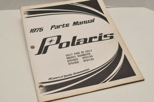 Vintage Polaris Parts Manual 9910308 1975 Colt / SS Snowmobile OEM Genuine