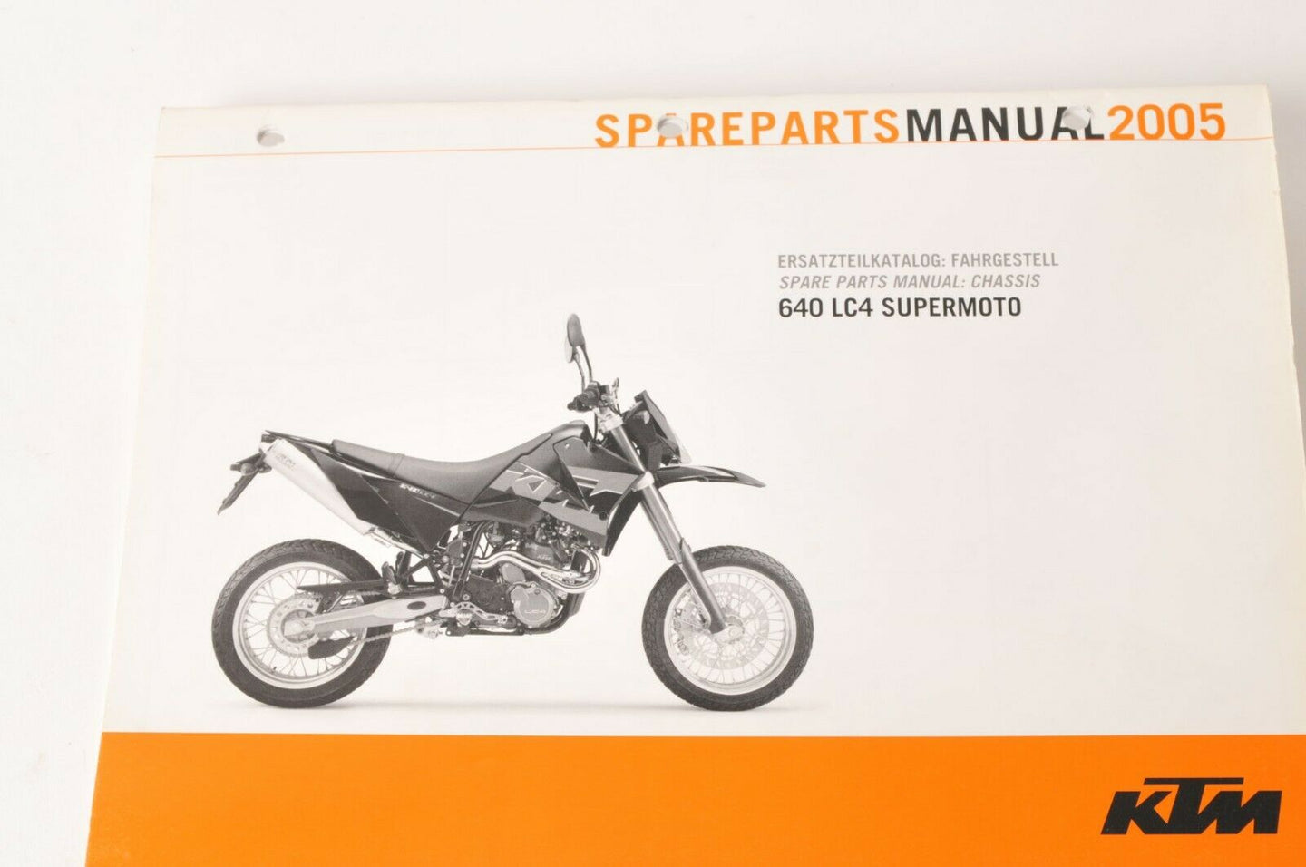 Genuine Factory KTM Spare Parts Manual Chassis - 640 LC4 Supermoto 05 | 3208182
