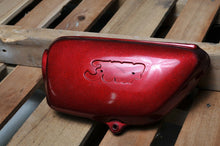 Load image into Gallery viewer, GENUINE HONDA SIDE COVER CB350 Four LH LEFT COVER RED 1972