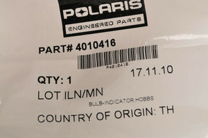 Genuine Polaris 4010416 Bulb,indicator HOBBS - Magnum Trail Blazer Sportsman ++