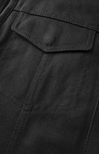 Load image into Gallery viewer, First MFG Women&#39;s Motorcycle Vest - The Lexy Premium Black Twill Biker Vest