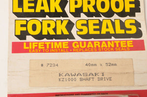 NOS Leak Proof Fork Seals #7234 41mm x 53mm x 10.5 Kawasaki Honda Yamaha