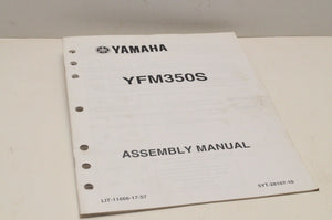 Genuine Yamaha ASSEMBLY SETUP MANUAL YFM350S RAPTOR 350 2004 LIT-11666-17-57