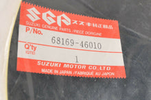 Load image into Gallery viewer, New NOS Genuine Suzuki 68169-46010 Decal Emblem Front Number Plate RM60 RM80