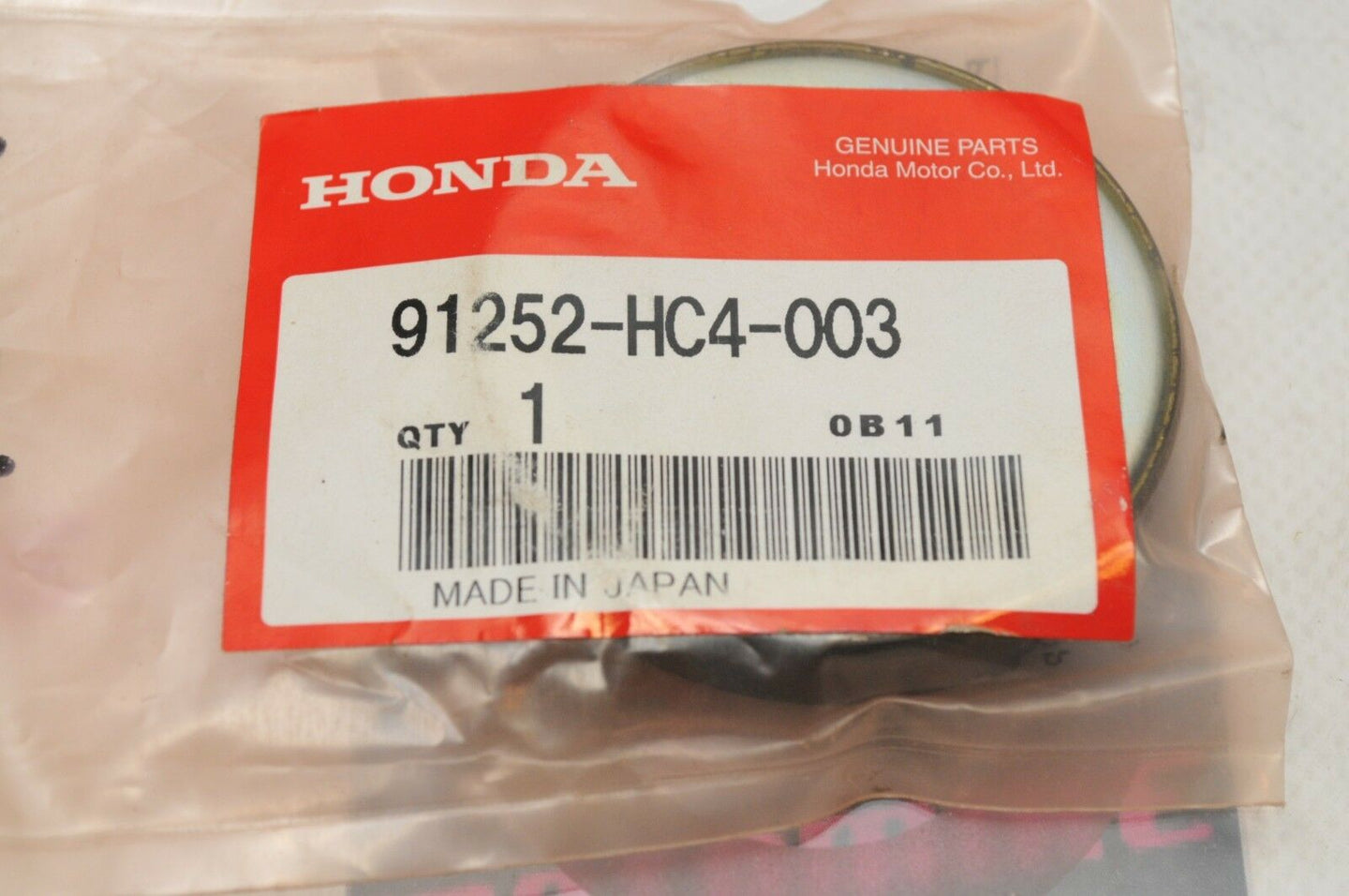 NOS Honda OEM 91252-HC4-003 DUST SEAL(42X58X11) TRX300 FOURTRAX FINAL DRIVEN