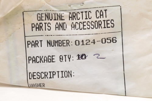 NEW NOS OEM ARCTIC CAT 0124-056 O-RING Qty:2 WASHER THROTTLE Z ZR EXT LYNX ++