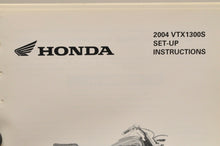 Load image into Gallery viewer, 2004 VTX1300S VTX  GENUINE Honda Factory SETUP INSTRUCTIONS PDI MANUAL S0206