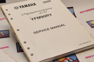 Genuine Yamaha SERVICE SHOP MANUAL LIT-11616-22-13 RAPTOR 90 YFM90RY 2009