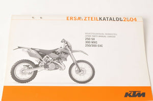 Genuine Factory KTM Spare Parts Manual Chassis 250 300 SX MXC EXC 04 2004