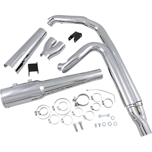 Vance & Hines Pro Pipe Chrome Exhaust System for 99-08 Harley FLH FLT 2:1 17557