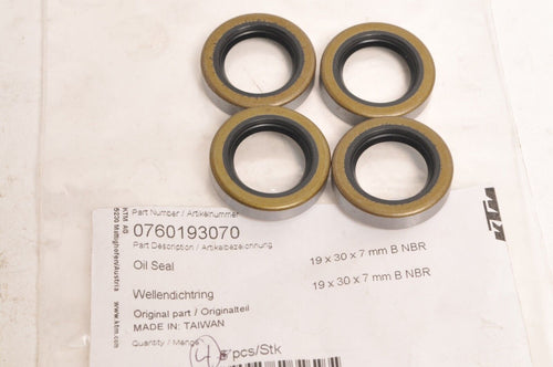 Genuine KTM Oil Seal Shaft Sealing Ring Rings Lot of FOUR (4)  | 0760193070