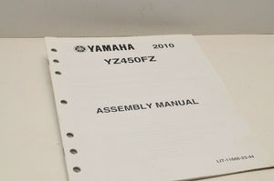 Genuine Yamaha FACTORY ASSEMBLY SETUP MANUAL YZ450F YZ450Fz 2010 LIT-11666-23-44