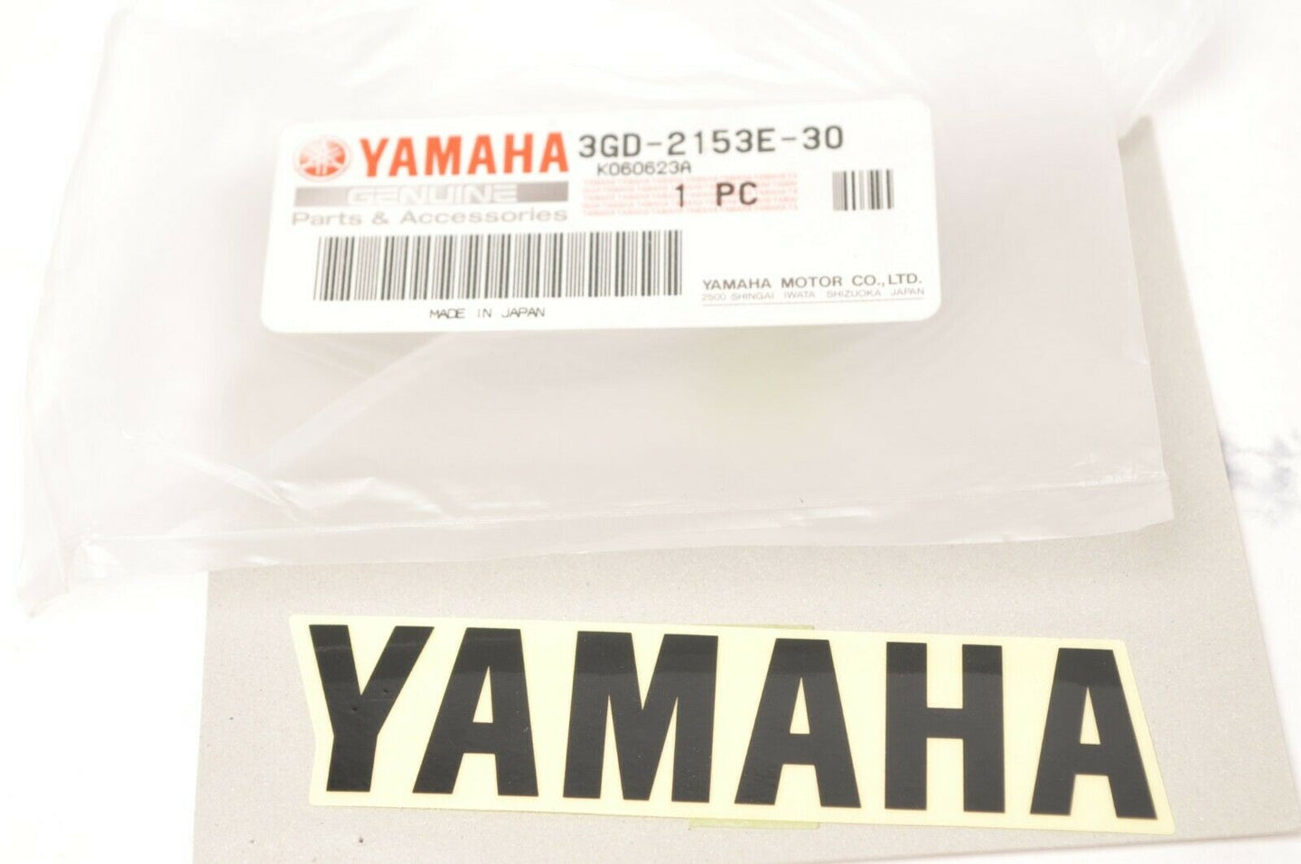 Genuine Yamaha 3GD-2153E-30 Decal Emblem YAMAHA Banshee Wolverine Blas ...