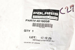 Genuine Polaris 4016058 Key Switch, 4-Position - Polaris RZR General XP XP4 S ++