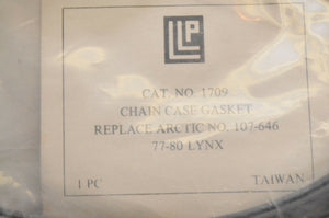 NEW NOS LLP GASKET 1709 Replaces ARCTIC CAT 0107-646  -- CHAINCASE LYNX 1977-80