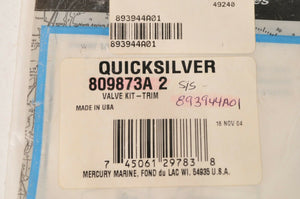 Mercury MerCruiser Quicksilver Trim Limit Valve Kit | 809873A2