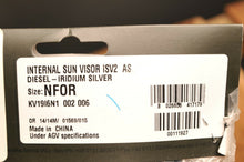 Load image into Gallery viewer, Genuine AGV Helmet Visor Shield - Internal Sun Visor Silver ISV2 KV19I6N1002