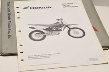 Load image into Gallery viewer, 2003 XR80R XR80 R GENUINE Honda Factory SETUP INSTRUCTIONS PDI MANUAL S0119