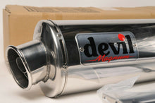 Load image into Gallery viewer, NEW Devil Exhaust- 58354 Stainless Magnum muffler silencer can pipe Bolt On
