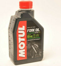 Load image into Gallery viewer, Motul 5w Fork Oil Huile de Fourche - Expert Technosythesese 1L 1.05QT #105929