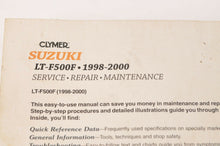 Load image into Gallery viewer, Clymer Service Repair Maintenance Shop Manual: Suzuki LT-F500F 1998-2000 | M343