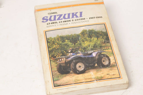 Clymer Service Repair Maintenance Shop Manual: Suzuki LT4WD LTF250 1987-95  M483
