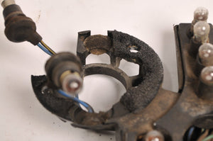 Kawasaki KZ650 KZ750 Speedometer Gauge Bracket wiring dampers as shown