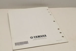 Genuine Yamaha ASSEMBLY SETUP MANUAL YFM40FBW BIG BEAR 400 2007 LIT-11666-20-45