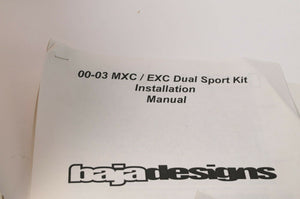 *INCOMPLETE* Baja Designs 12-1036 Dual-Sport Kit KTM MXC EXC 2000-03 400 520