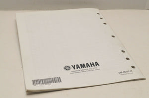 Genuine Yamaha FACTORY ASSEMBLY SETUP MANUAL YZ450F YZ450FY 2009 LIT-11666-22-57