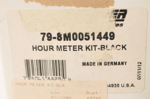 Mercury MerCruiser Quicksilver Hour Meter kit Analog Black |  8M0051449