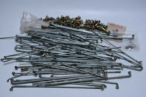 Honda OEM NOS Spoke LOT of 100 Spokes, plus nipples, Mixed and Unsorted for Shop