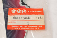 Load image into Gallery viewer, New NOS Genuine Suzuki 68645-36D00-1FU Decal Leg Shield Right RH AE50 1992 1993