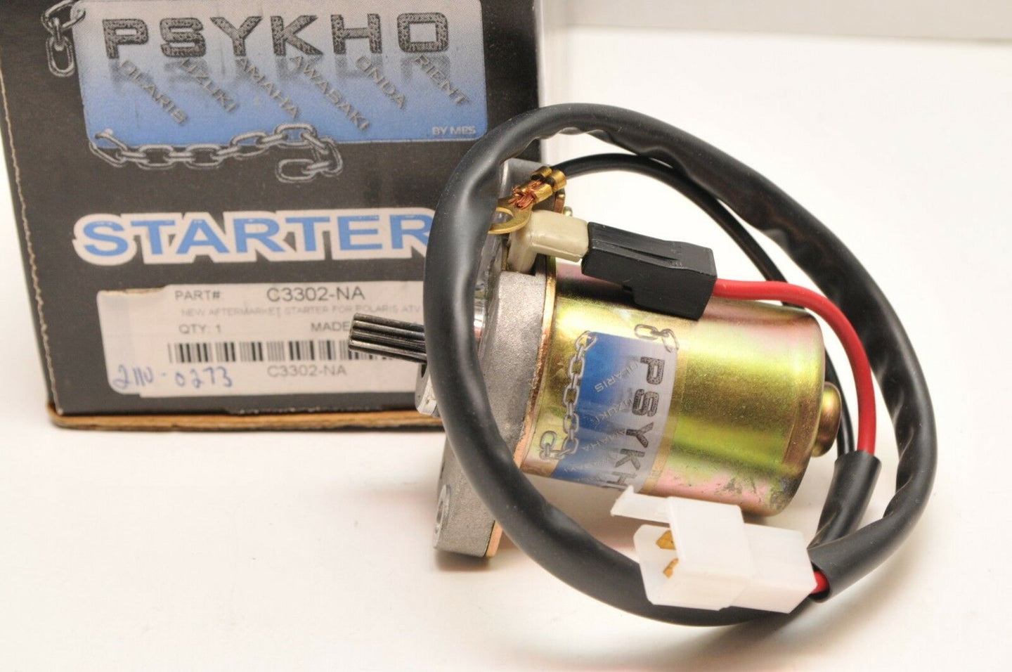 Psykho Starter Motor #C3302-NA Polaris Outlaw 50/Predator 50/Scrambler 50