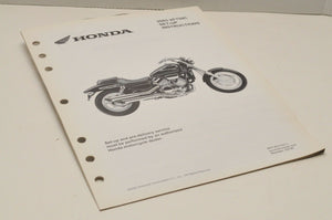2003 VF750C MAGNA Genuine OEM Honda Factory SETUP INSTRUCTIONS PDI MANUAL S0187