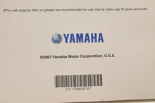 Load image into Gallery viewer, Genuine YAMAHA TECHNICAL UPDATE MANUAL ATV SxS SIDE BY LIT-17500-AT-07 2007