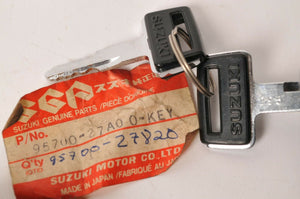 Genuine Suzuki 95700-27A000-KEY Seat Helmet Lock key set - GSX-R1100 GSX-R750