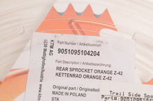 Load image into Gallery viewer, Genuine KTM Rear Sprocket 42 tooth RC Duke 200 390 Orange   | 9051095104204