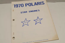 Load image into Gallery viewer, Vintage Polaris Parts Manual 1970 Star Engines 164 175cc Snowmobile Genuine OEM