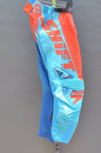 Load image into Gallery viewer, SHIFT RACING FACTION MOTOCROSS MX MOTO PANTS SIZE 28 ORANGE/BLUE