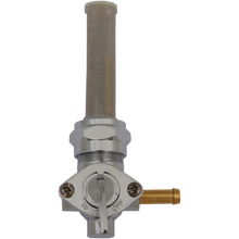 Load image into Gallery viewer, Drag Specialties Chrome 22mm Petcock Fuel Valve w/filter 90 Degree Outlet