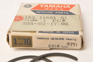 Genuine Yamaha 183-11601-01-00 Piston Ring Set STD - KS - YAS1C AS2C 1968 1969