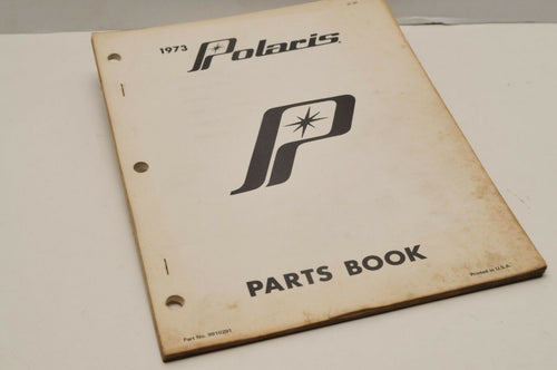 Vintage Polaris Parts Manual 1973 Parts Book 9910291 Snowmobile Genuine OEM