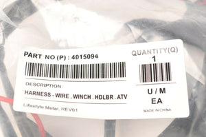 Genuine Polaris 4015094 Winch Harness wire Handlebar ATV Sportsman 570 850 ++