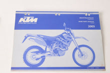 Load image into Gallery viewer, Genuine Factory KTM Spare Parts Manual Chassis - 625 SXC 2003 03 | 320895